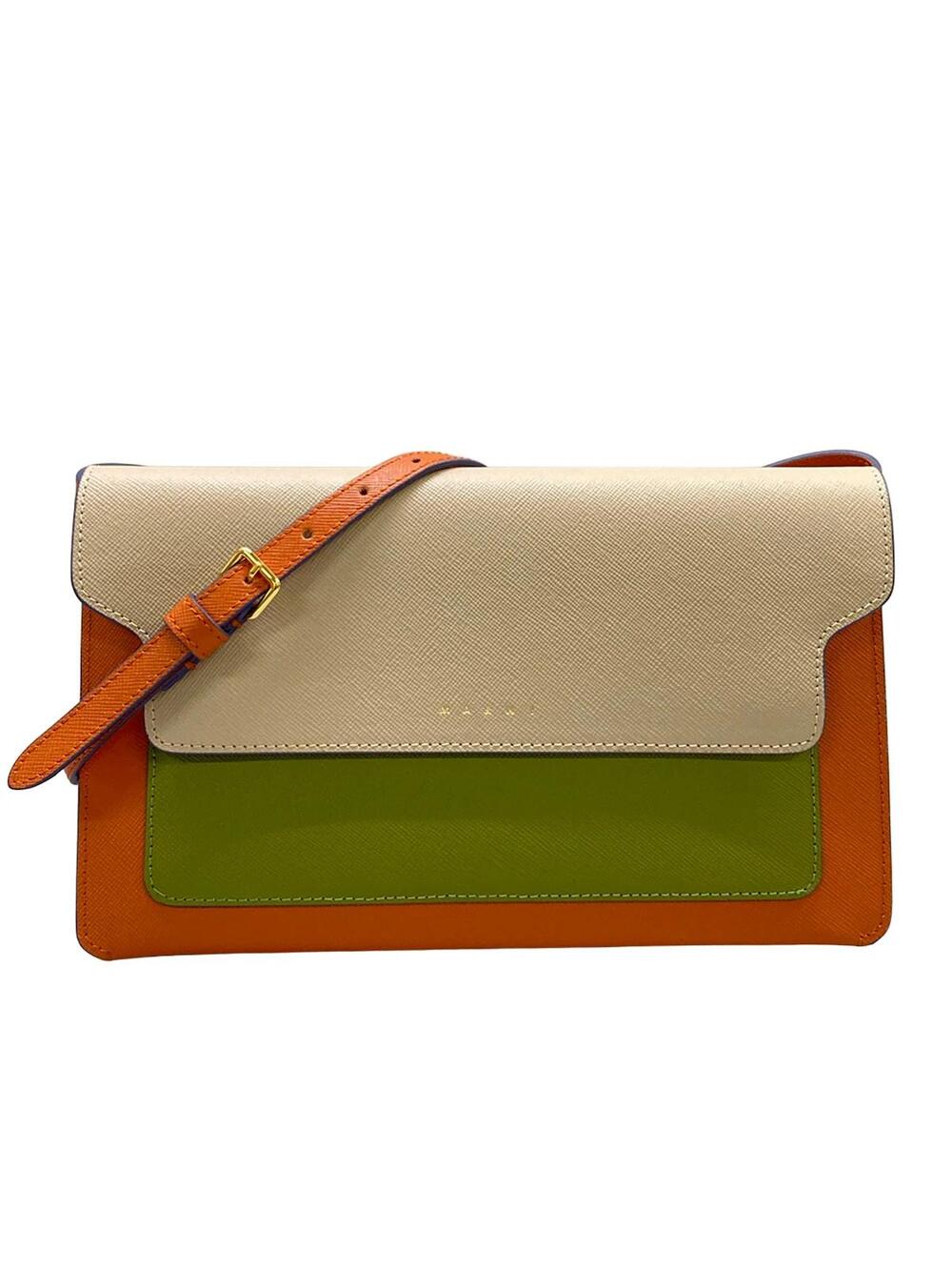 Marni Orange Beige Khaki Leather Other #289522M54B